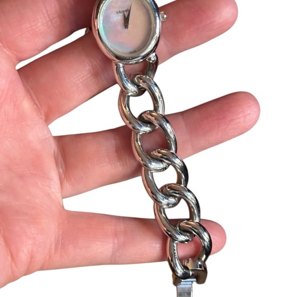 Monet Silver Women's Chain Bracelet Watch - Picture 9 of 9